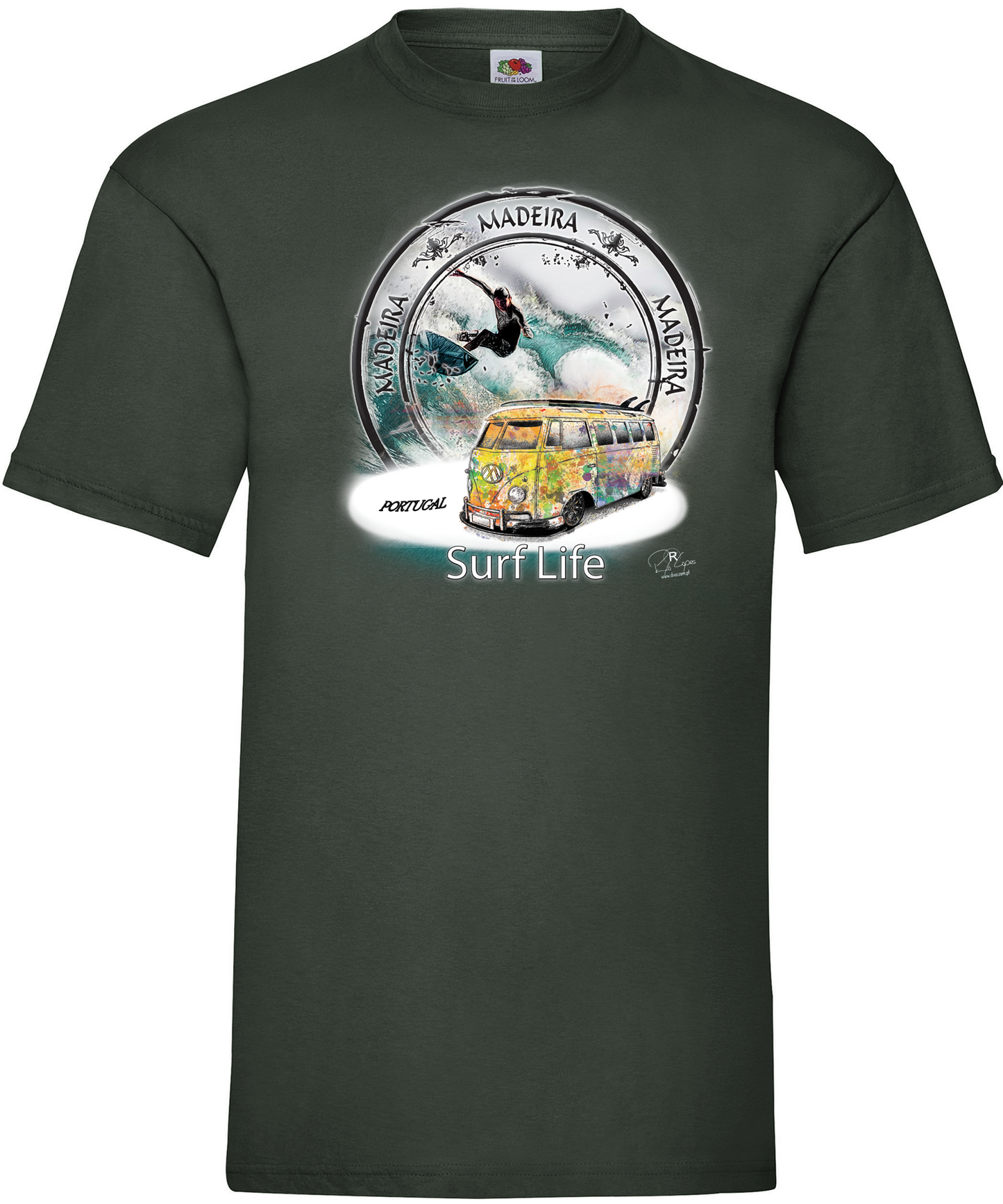 T-shirt Surf Life Madeira