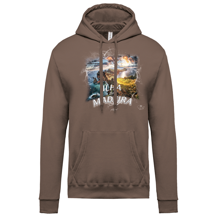 Sweatshirt Kariban com Capuz Ponta de São Lourenço