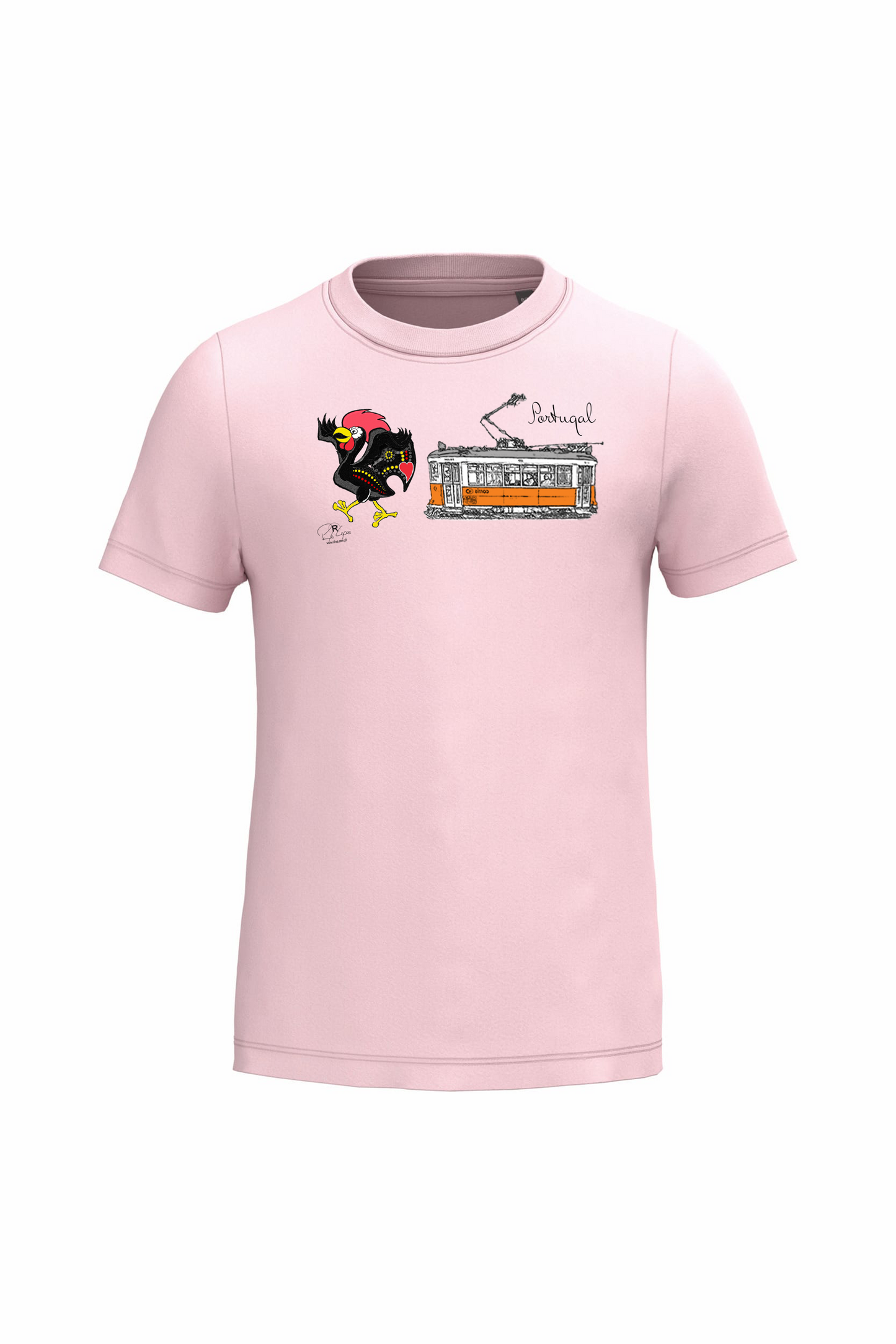 T-shirt de Criança Kariban Galo + E Portugal