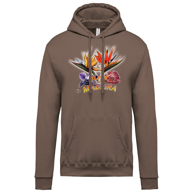 Sweatshirt Kariban com Capuz Estrelícias