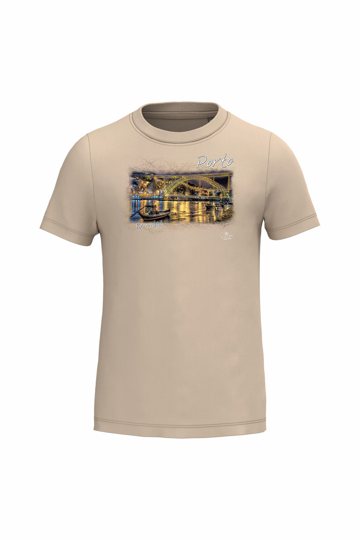 T-shirt de Criança Kariban Porto By Night
