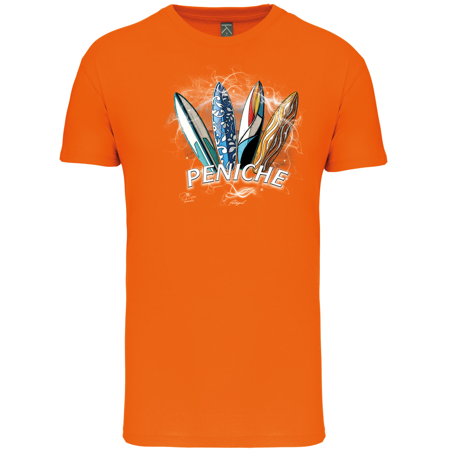 T-Shirt Algodão Biológico Surfboards Peniche