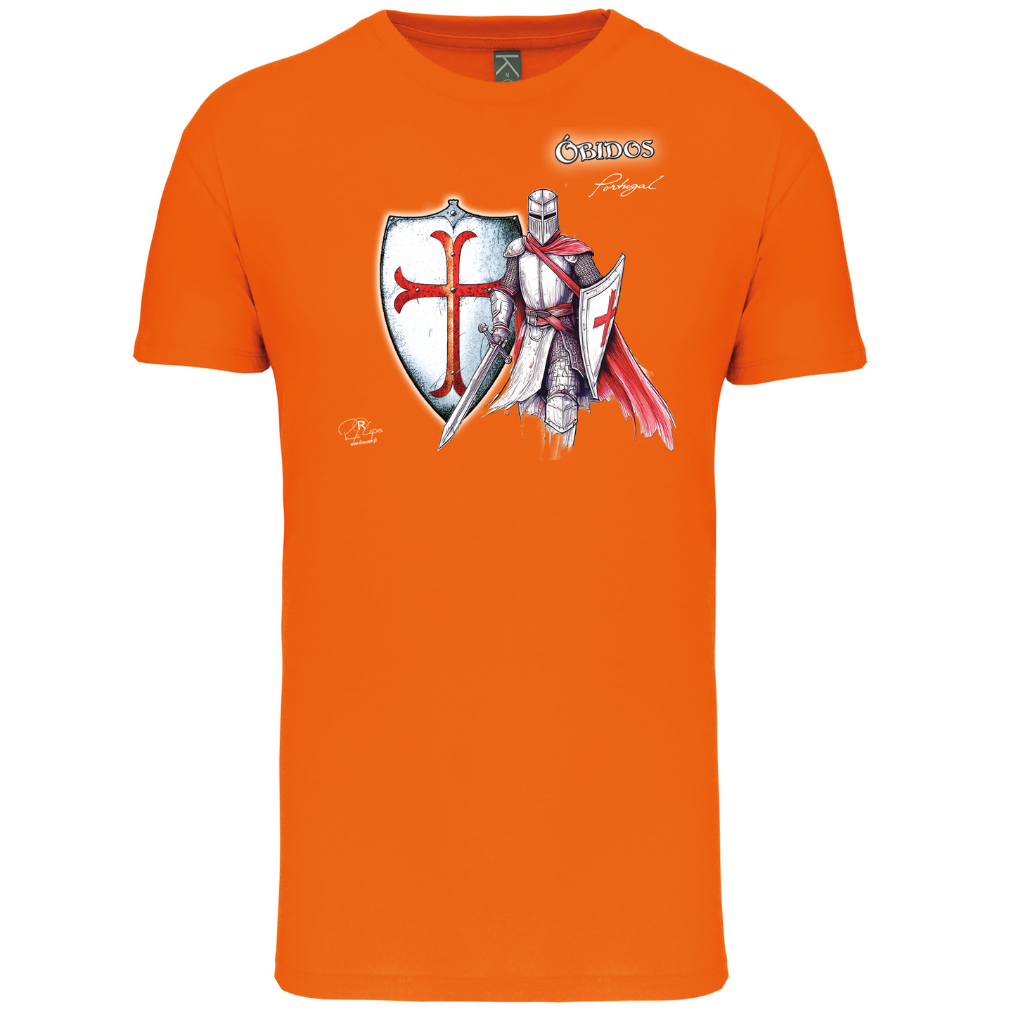 T-Shirt Algodão Biológico Templário Óbidos