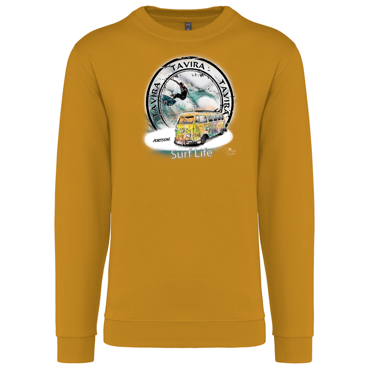 Sweatshirt Kariban sem Capuz Surf Life Tavira