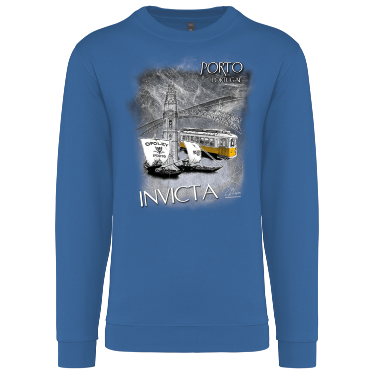 Sweatshirt Kariban sem Capuz Invicta