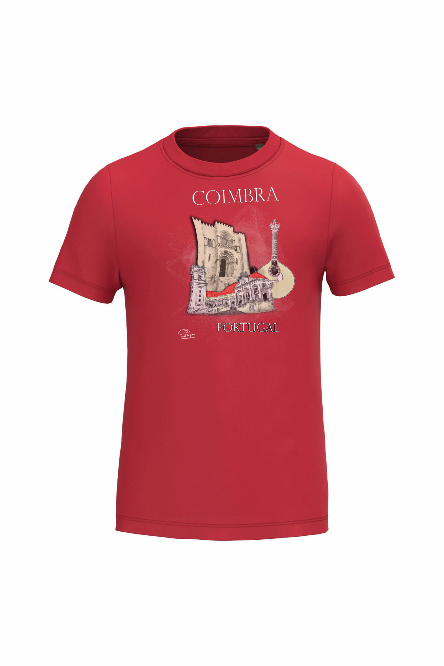 T-shirt de Criança Kariban Sé de Coimbra