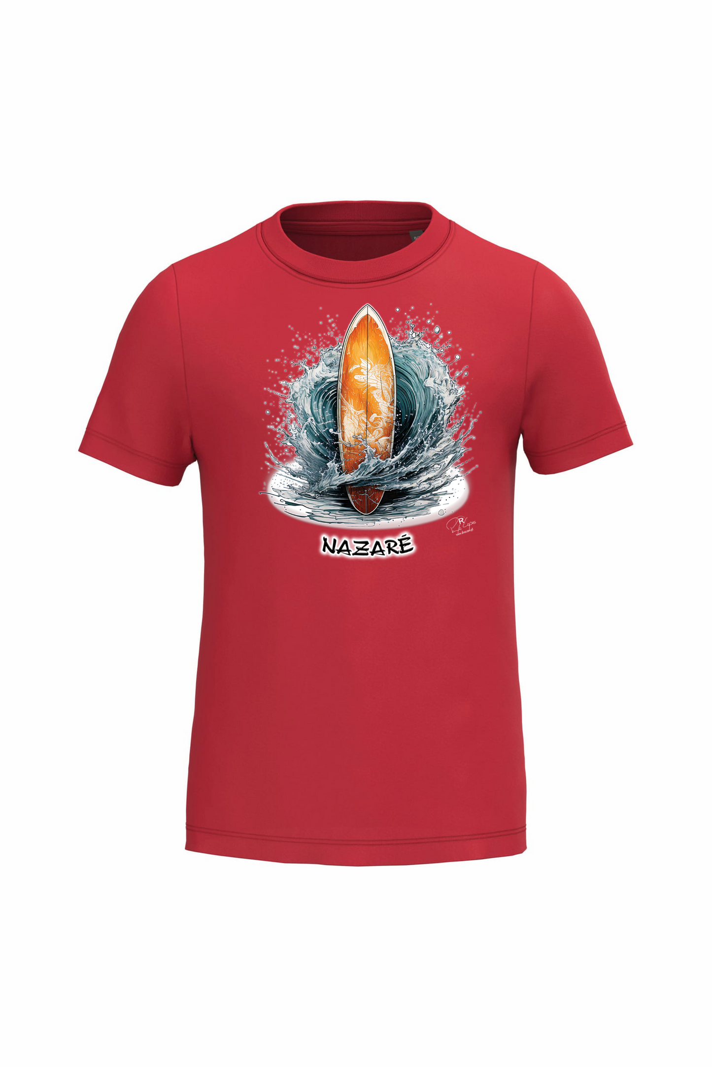 T-shirt de Criança Kariban Prancha Nazaré