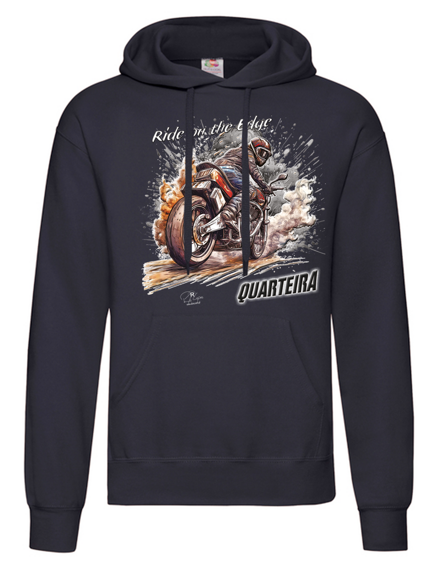 Sweatshirt Surfboards Ride on the Edge Quarteira