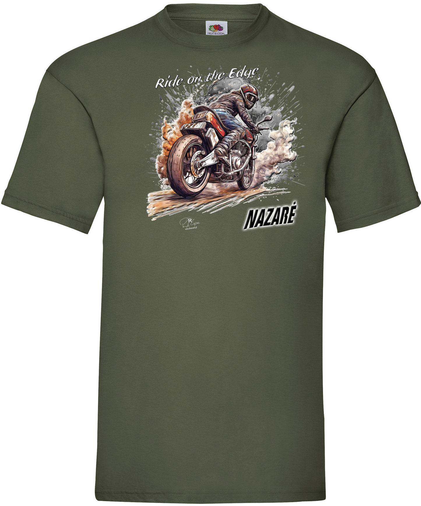 T-shirt Ride on the Edge Nazaré