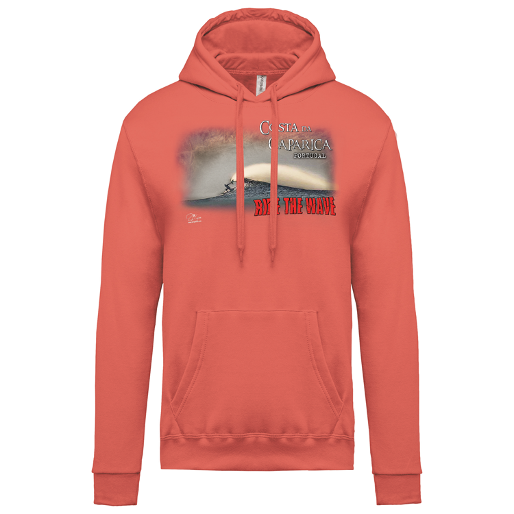 Sweatshirt Kariban com Capuz Ride the Wave Caparica