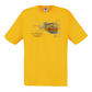 T-shirt Fruit of the Loom, Original 145g, Carmo