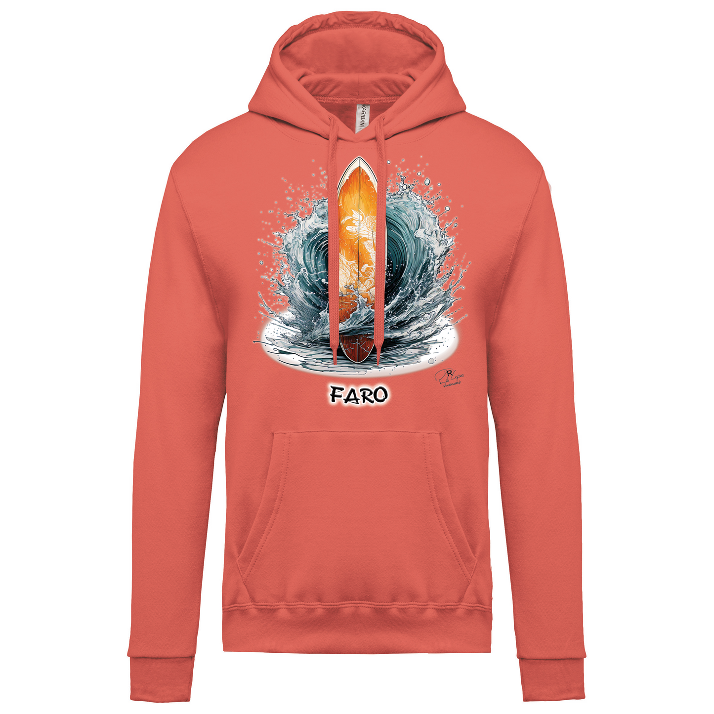 Sweatshirt Kariban com Capuz Prancha Faro