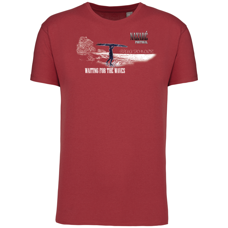 T-Shirt Algodão Biológico Praia do Norte