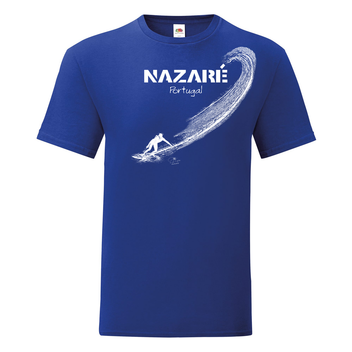 T-shirt Fruit of the Loom, Iconic, 150g, Surf Nazaré
