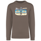 Sweatshirt Kariban sem Capuz Pegadas Albufeira