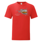 T-shirt Fruit of the Loom, Iconic, 150g, Carmo
