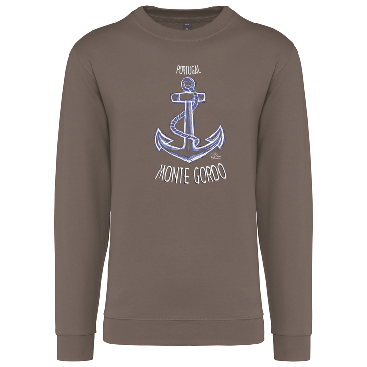 Sweatshirt Kariban sem Capuz Âncora Monte Gordo