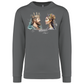 Sweatshirt Kariban sem Capuz King and Queen Óbidos
