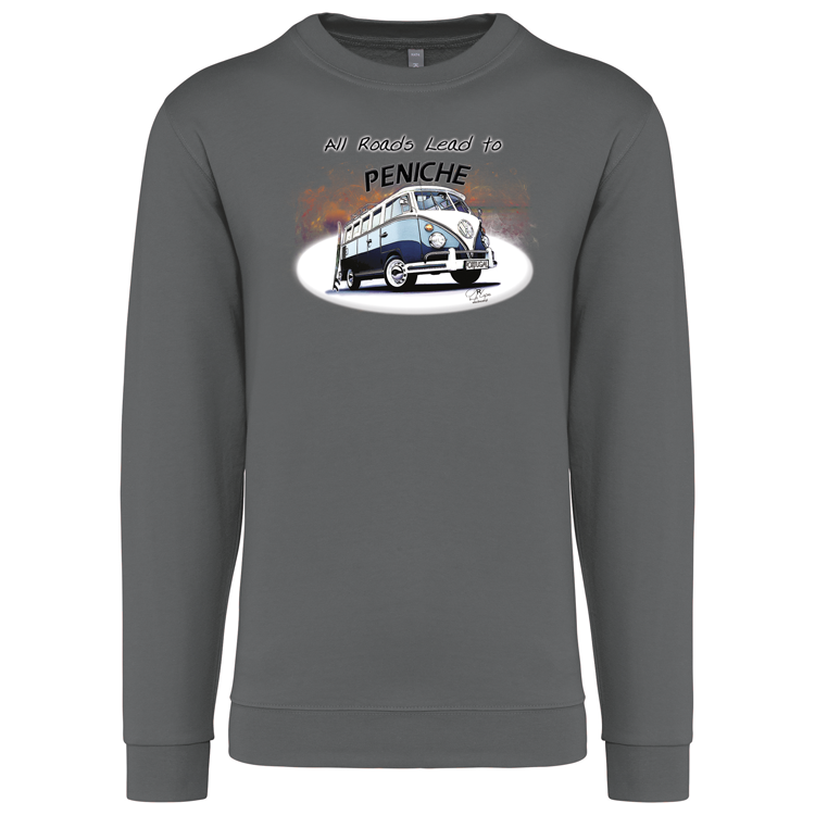 Sweatshirt Kariban sem Capuz All Roads Lead to Peniche