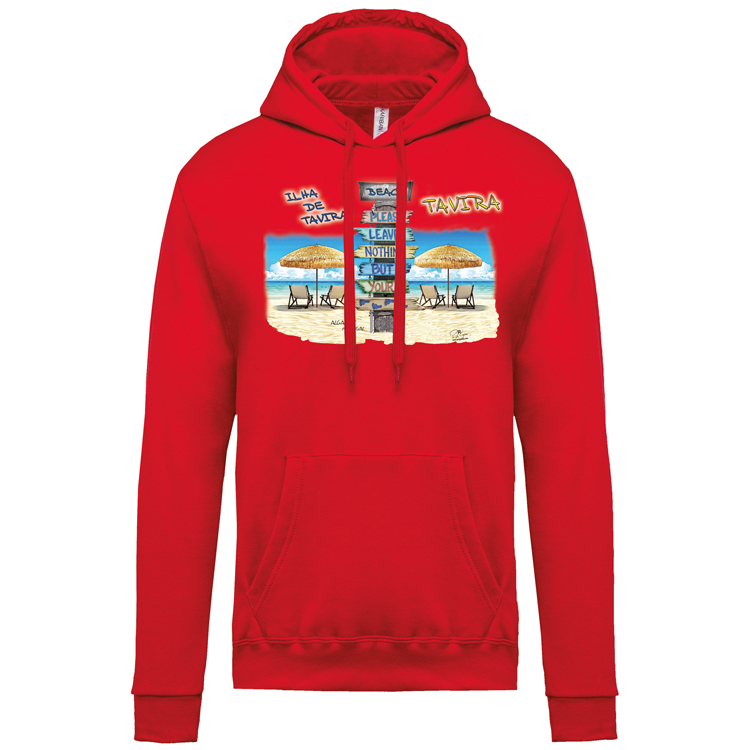 Sweatshirt Kariban com Capuz Pegadas Tavira