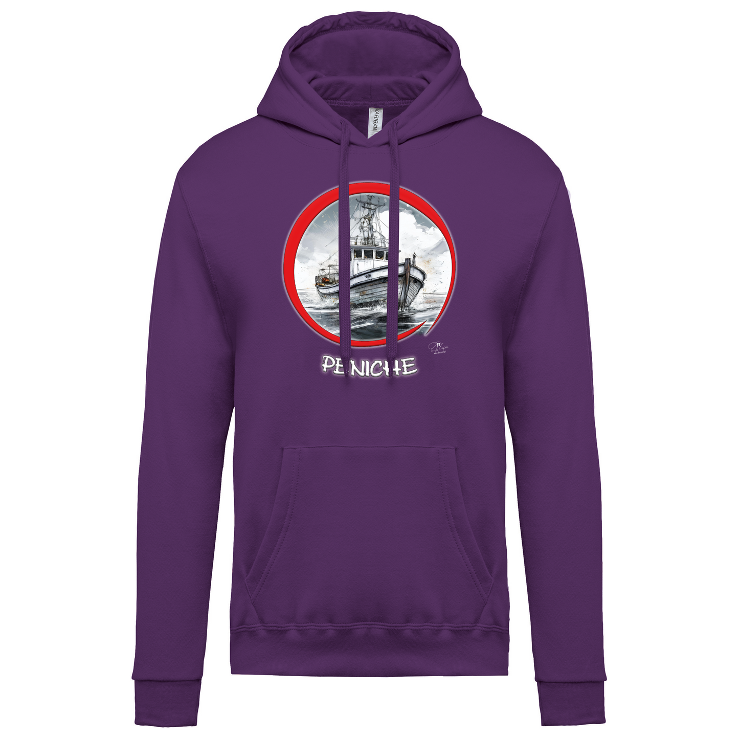 Sweatshirt Kariban com Capuz Traineira Peniche