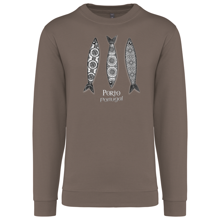 Sweatshirt Kariban sem Capuz 3 Sardinhas Porto