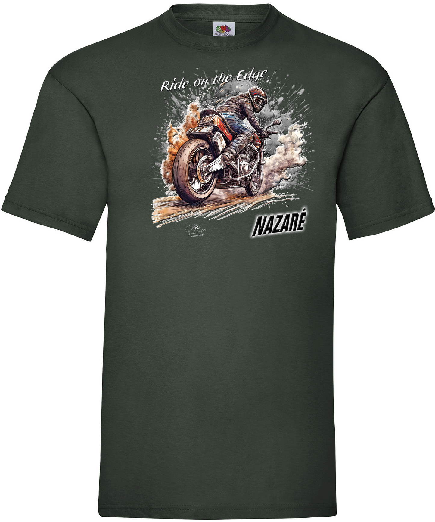 T-shirt Ride on the Edge Nazaré