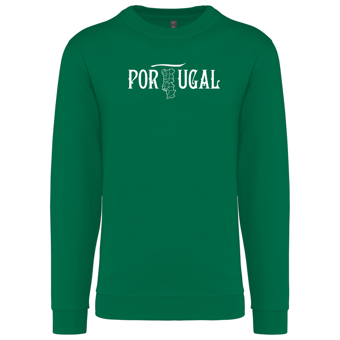 Sweatshirt Kariban sem Capuz Mapa de Portugal