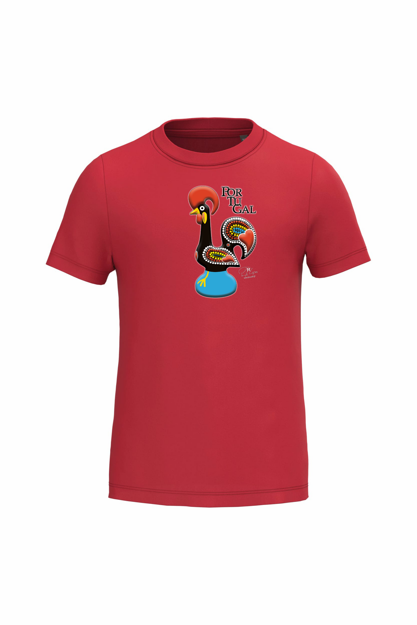 T-shirt de Criança Kariban Galo de Barcelos
