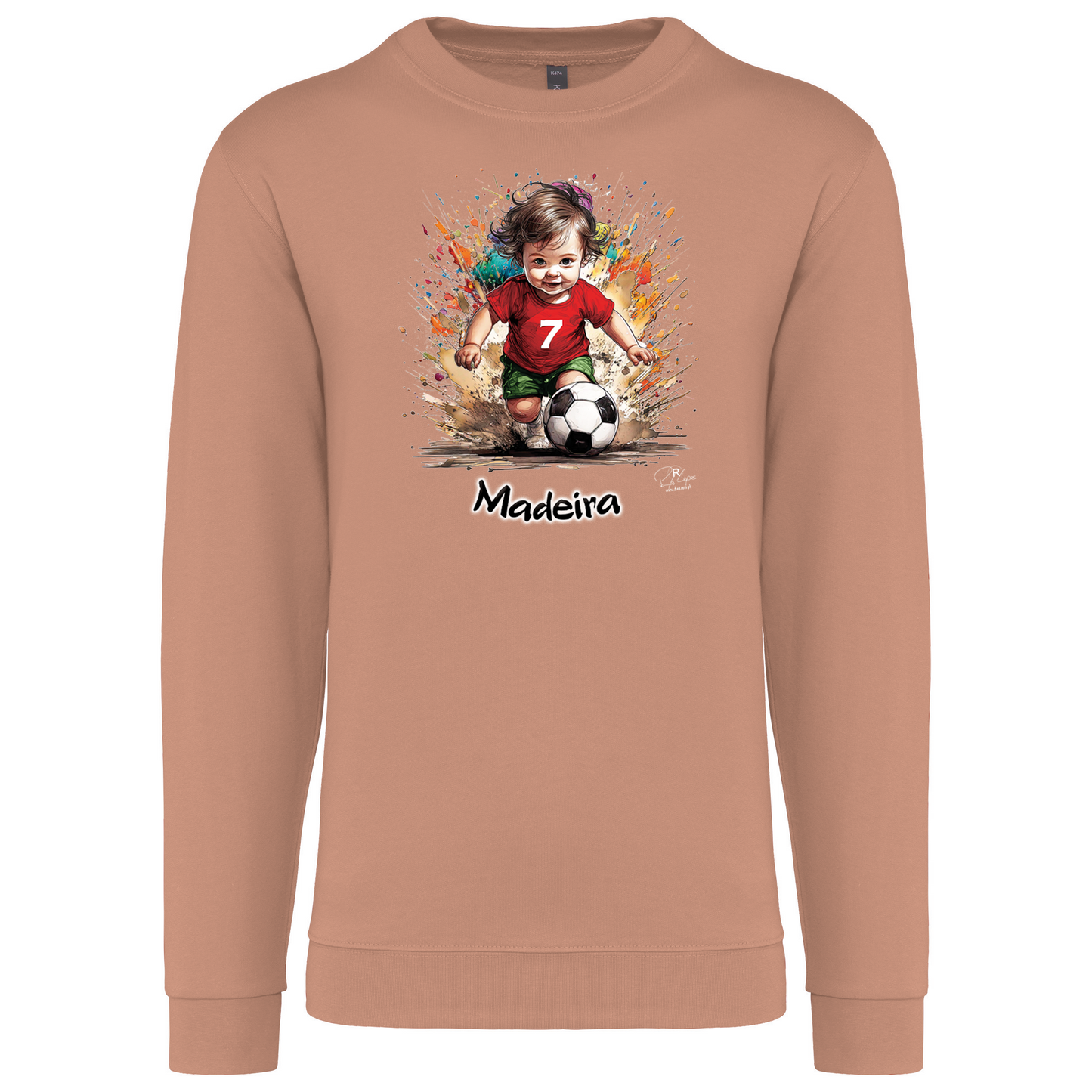 Sweatshirt Kariban sem Capuz 7 Madeira