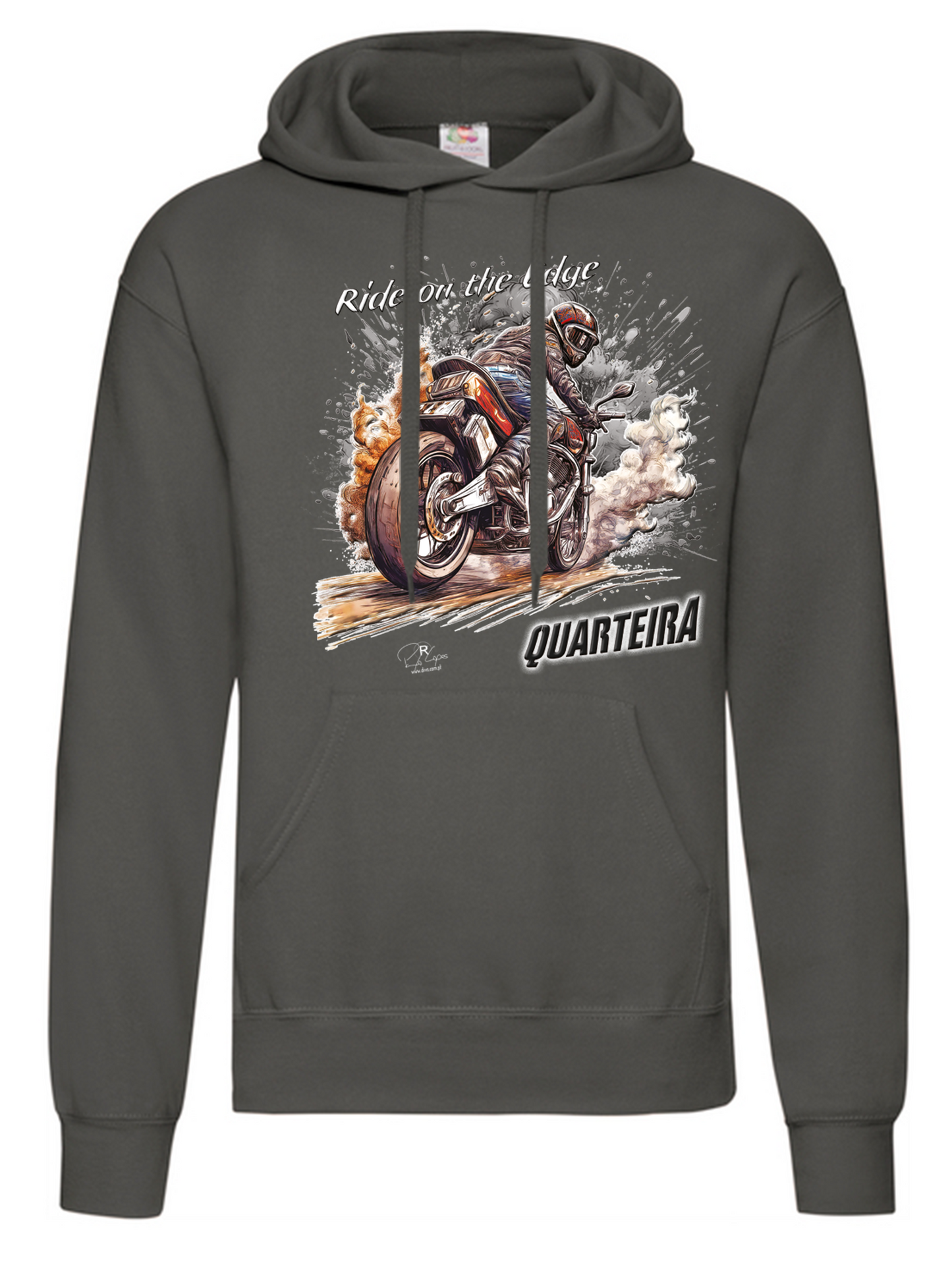 Sweatshirt Surfboards Ride on the Edge Quarteira