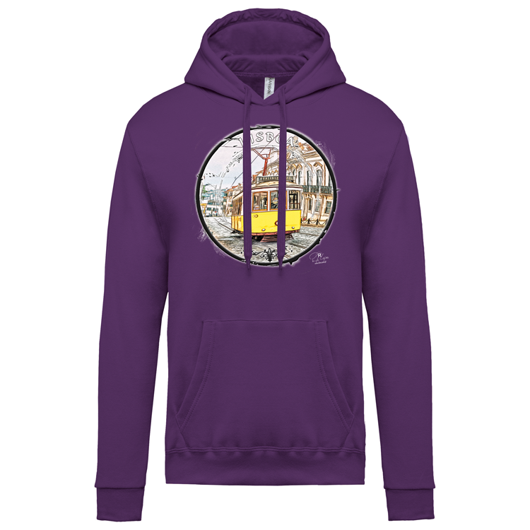 Sweatshirt Kariban com Capuz Calçada do Combro