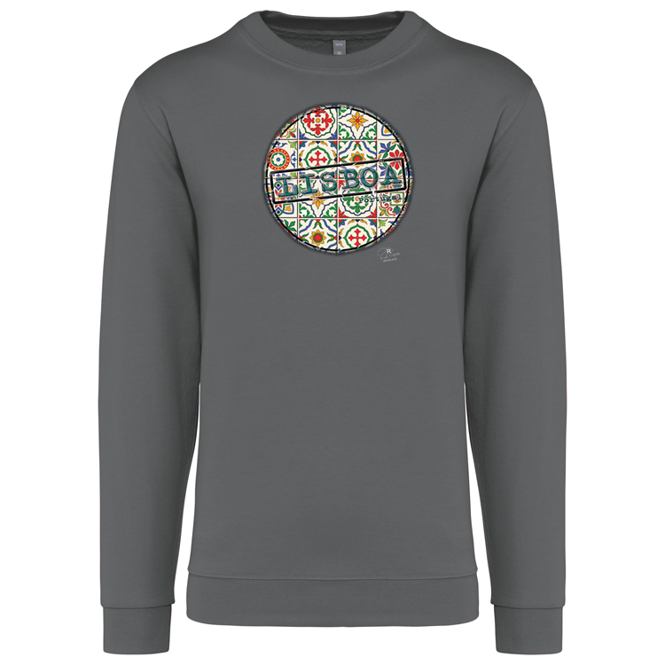 Sweatshirt Kariban sem Capuz Pin Lisboa