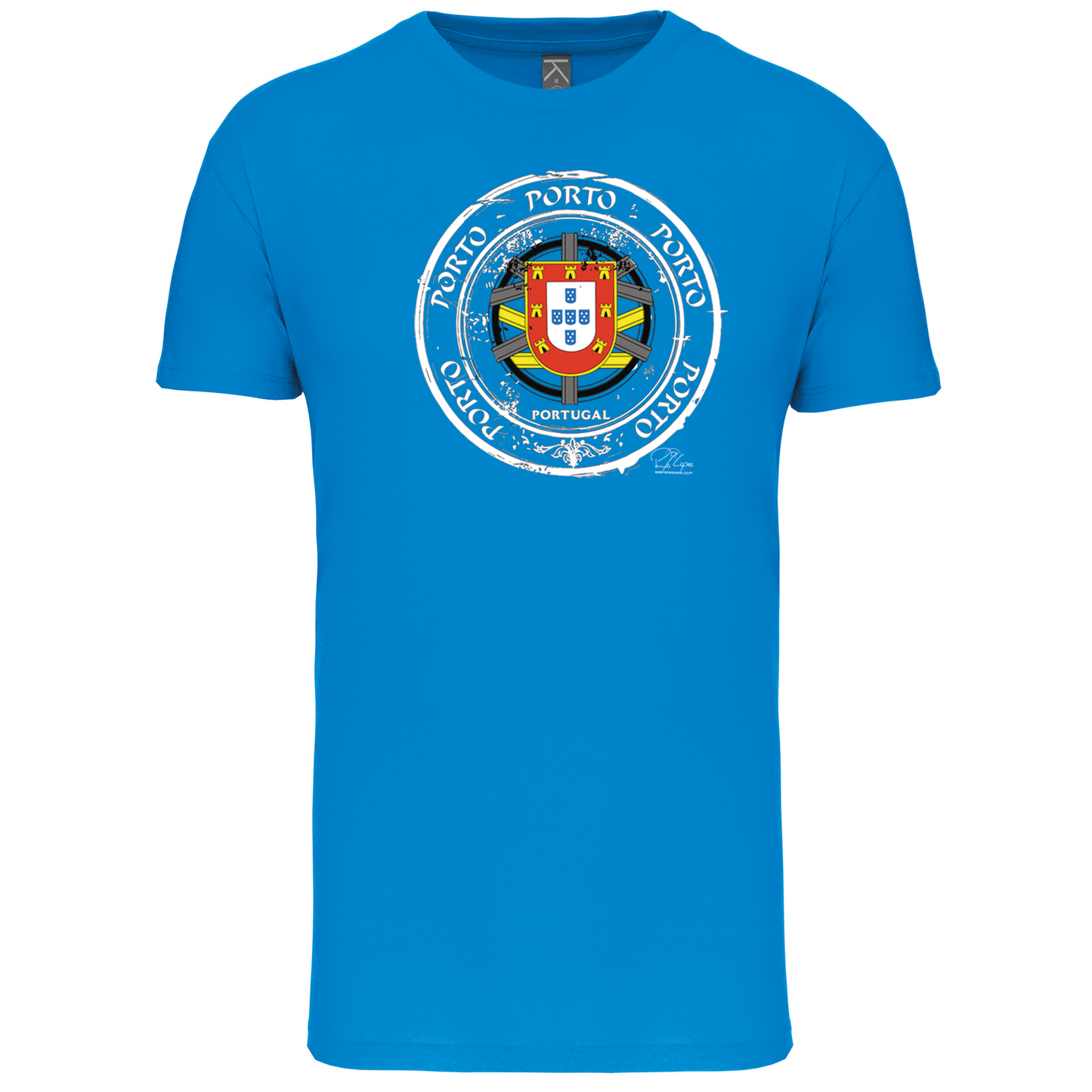 T-Shirt Algodão Biológico Selo Escudo Porto