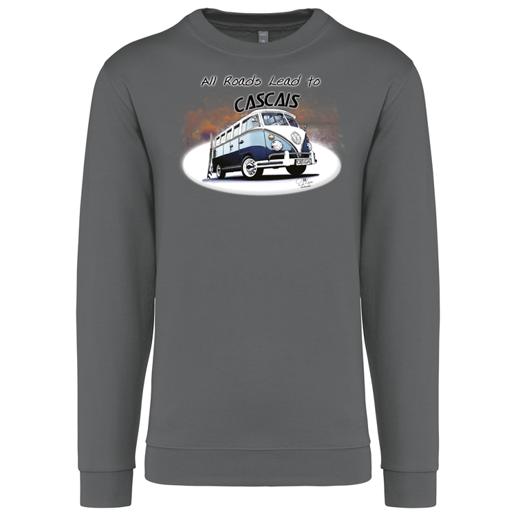 Sweatshirt Kariban sem Capuz All Roads Lead to Cascais