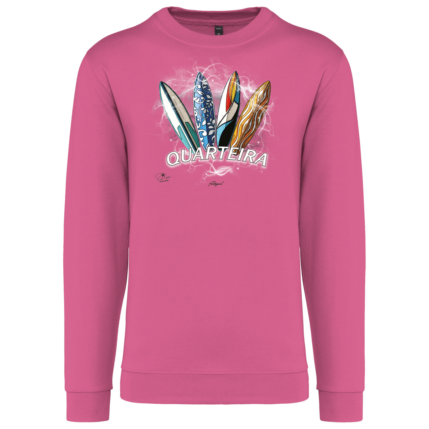 Sweatshirt Kariban sem Capuz Surfboards Quarteira