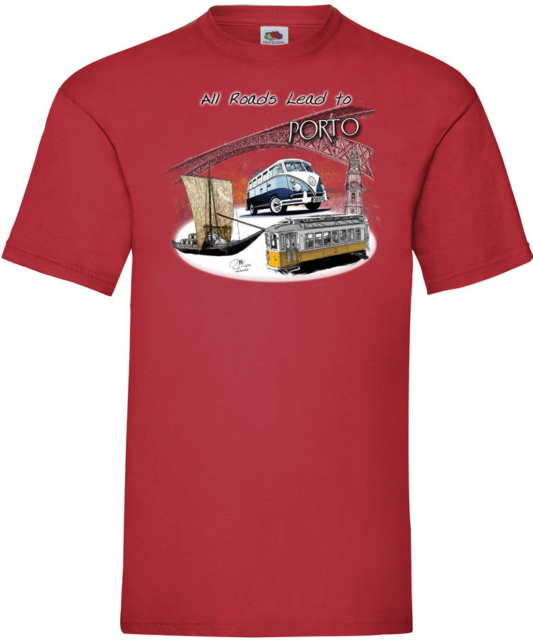 T-shirt All Roads Lead to Porto