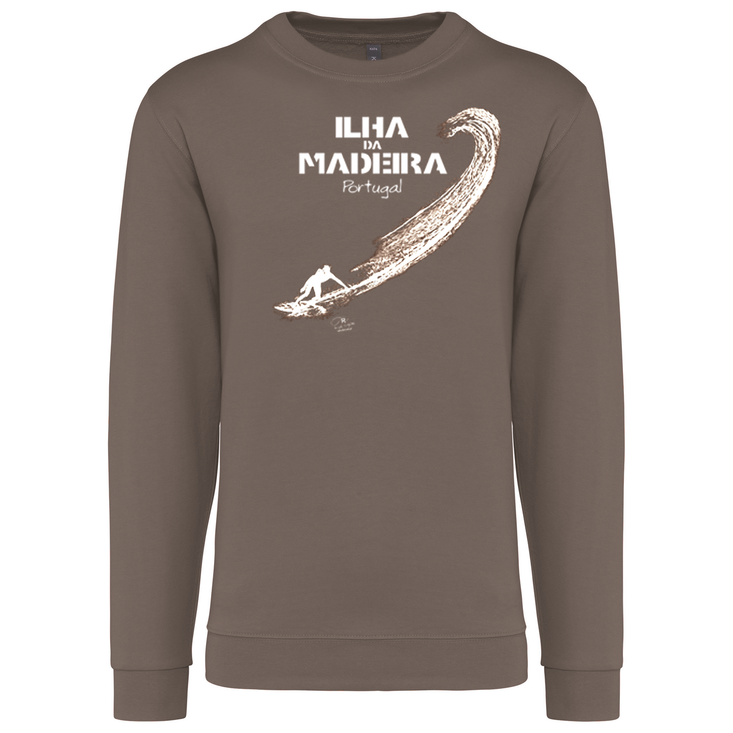 Sweatshirt Kariban sem Capuz Surf Ilha da Madeira