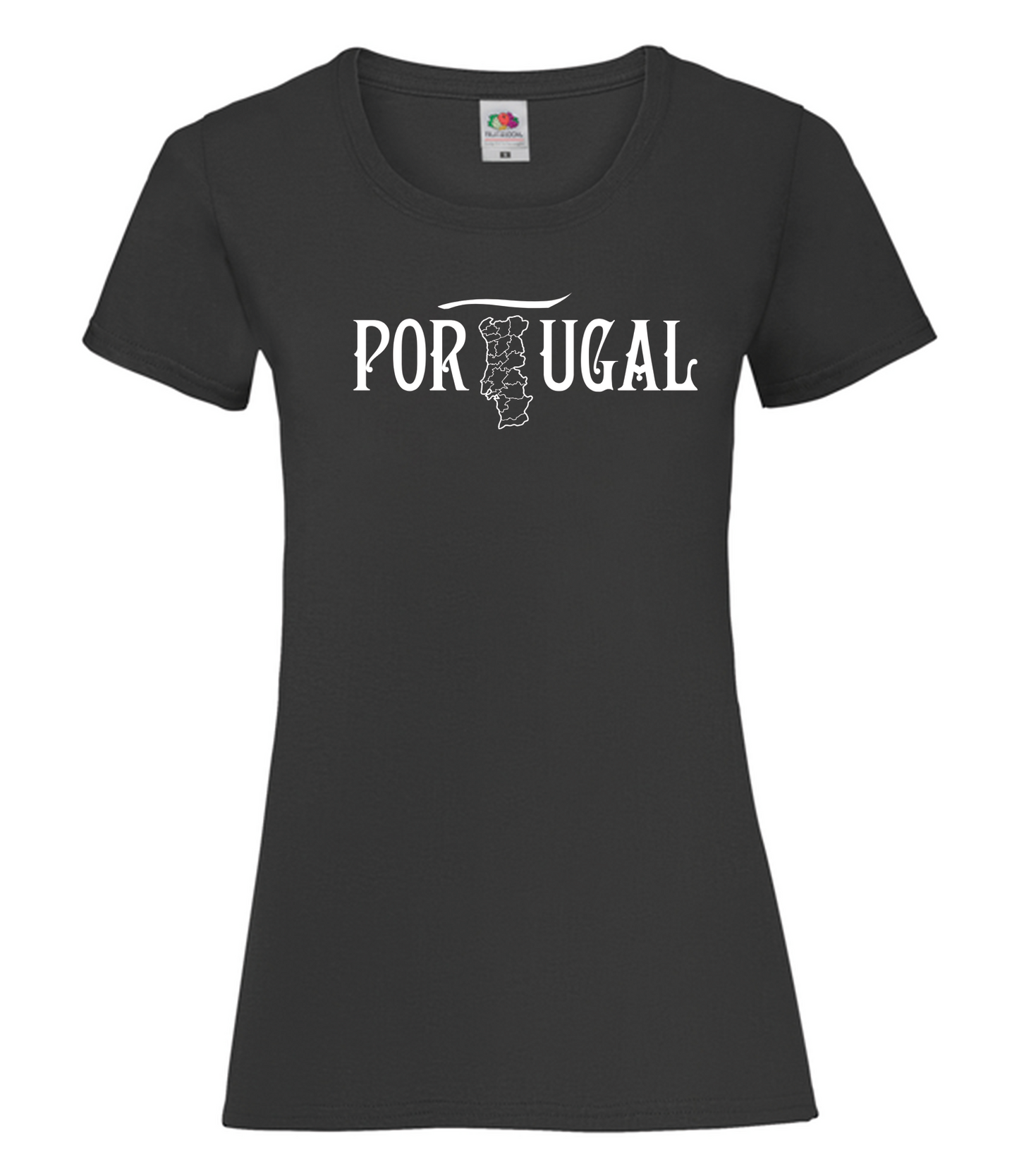 T-shirt Senhora Mapa de Portugal