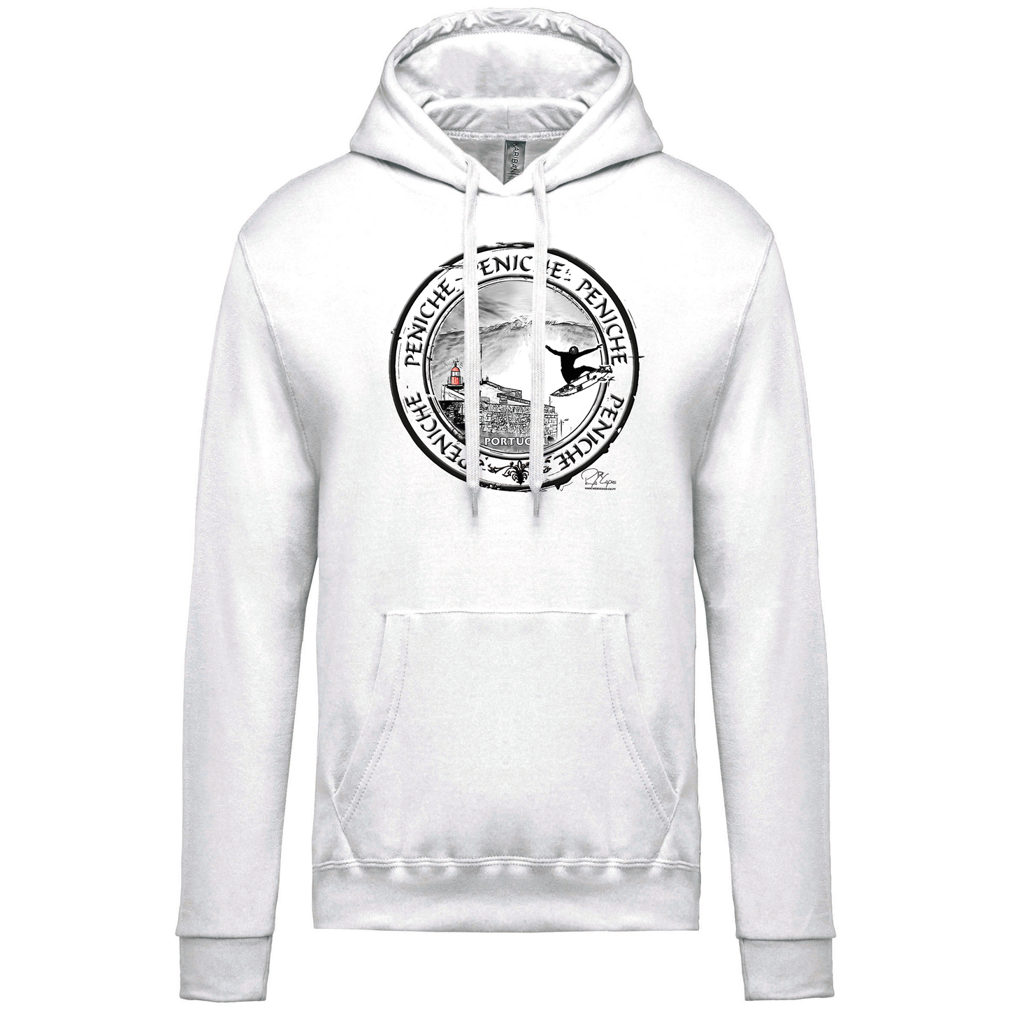 Sweatshirt Kariban com Capuz Selo Peniche