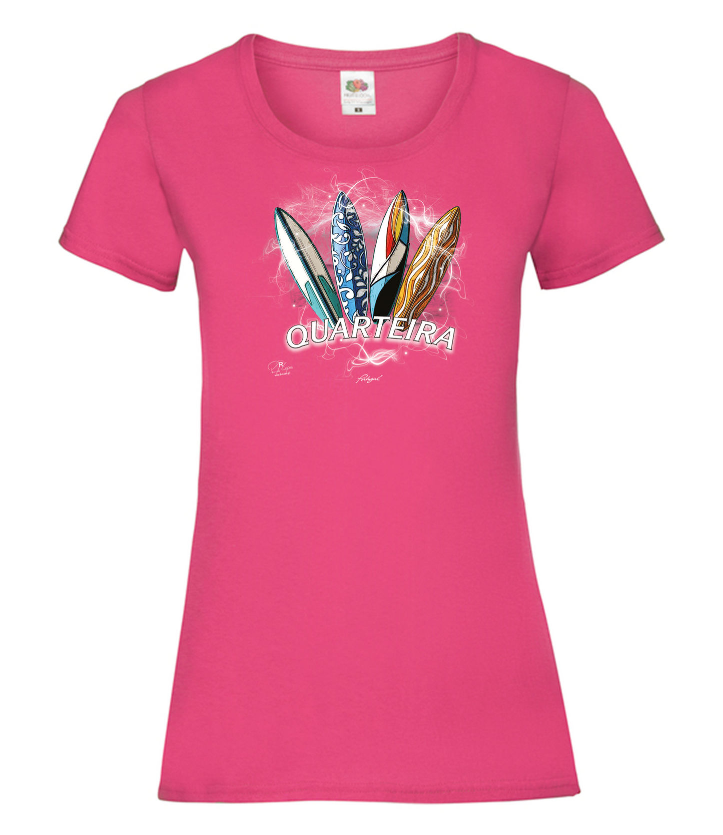 T-shirt Senhora Surfboards Quarteira