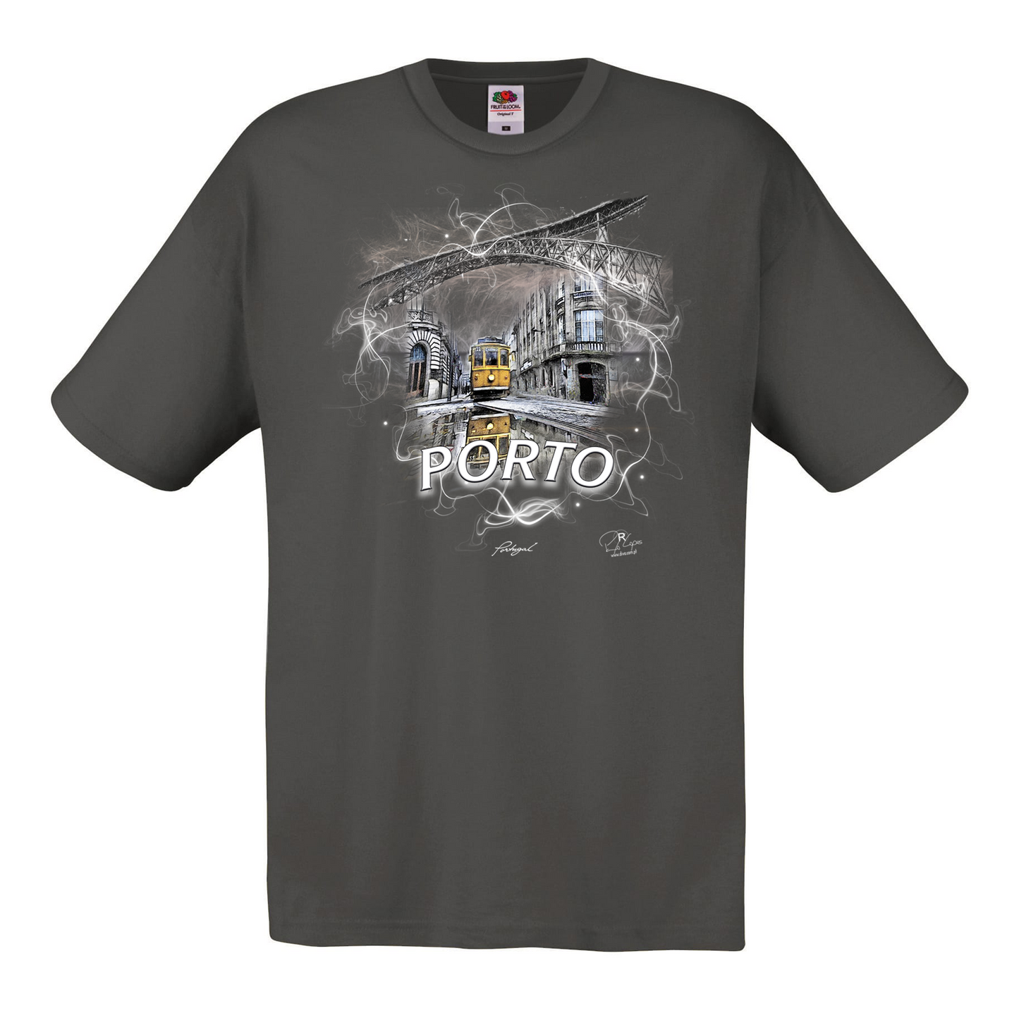 T-shirt Fruit of the Loom, Original 145g, Carreira 22 Porto
