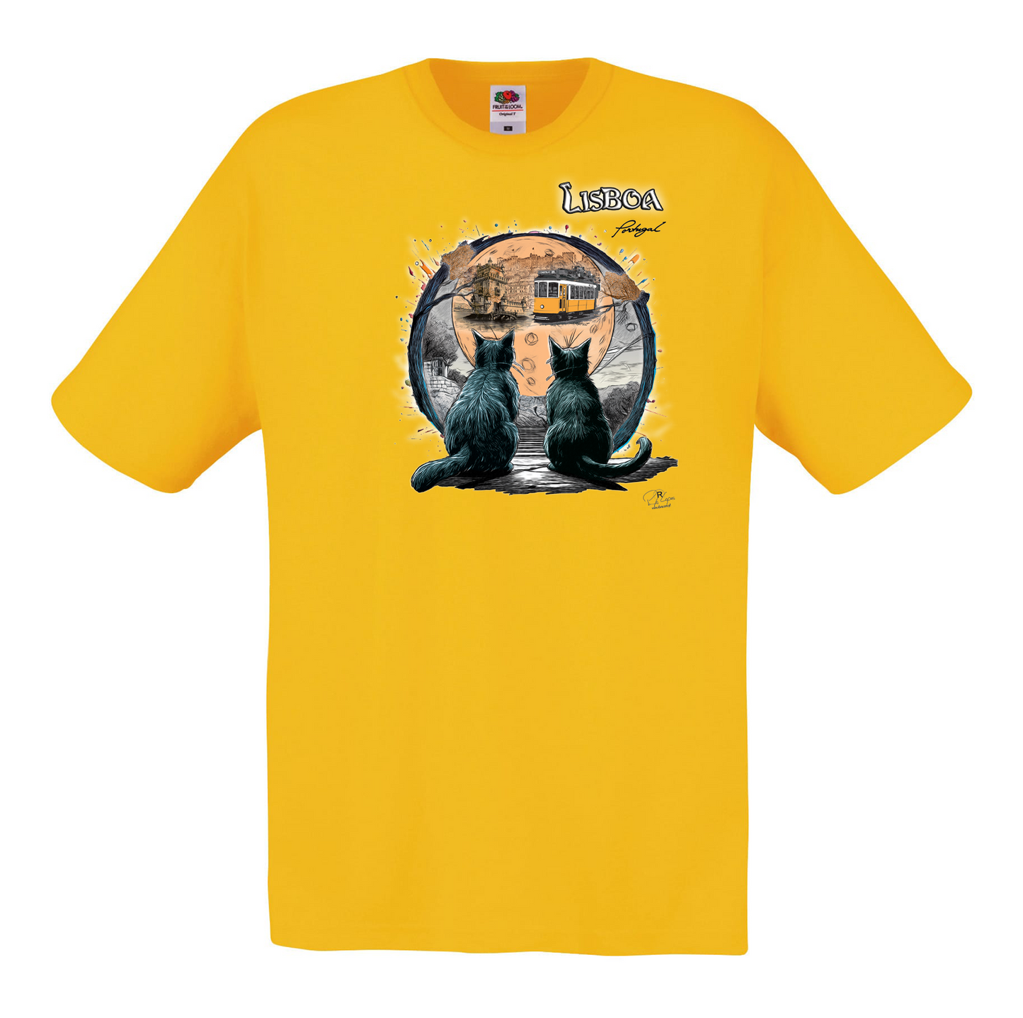T-shirt Fruit of the Loom, Original 145g, Luar Lisboa