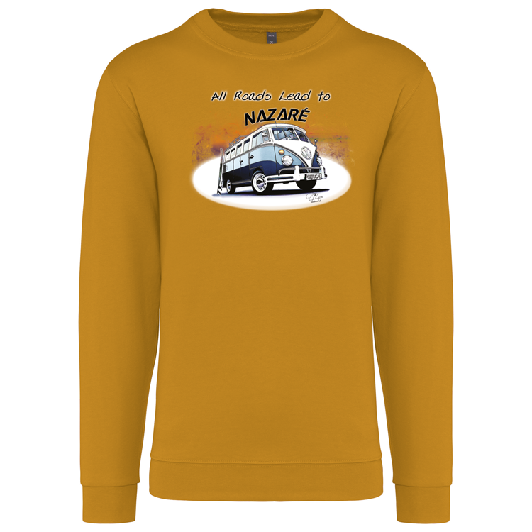 Sweatshirt Kariban sem Capuz All Roads Lead to Nazaré