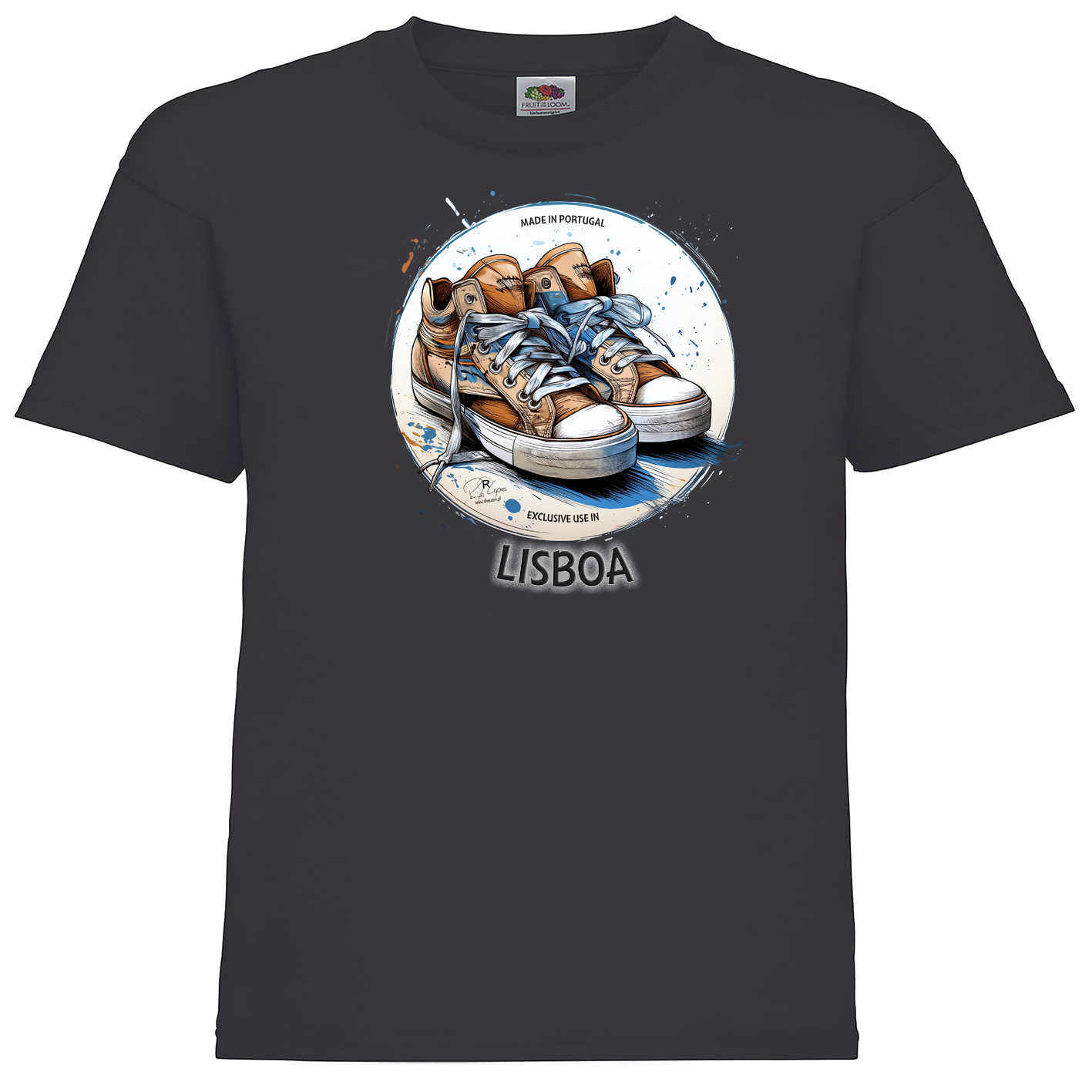 T-shirt Fruit of the Loom Kids Exclusive Lisboa