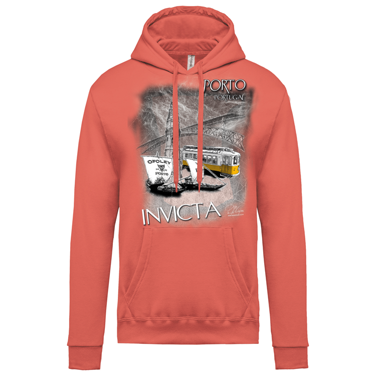 Sweatshirt Kariban com Capuz Invicta
