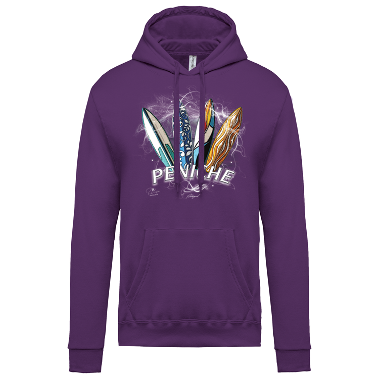 Sweatshirt Kariban com Capuz Surfboards Peniche