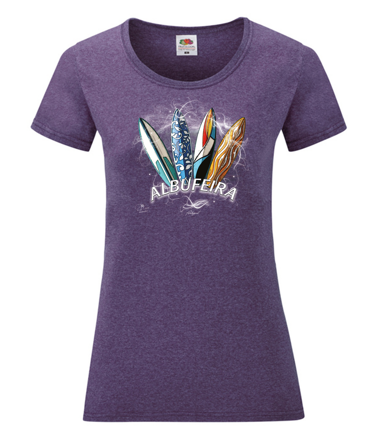 T-shirt Senhora Surfboards Albufeira