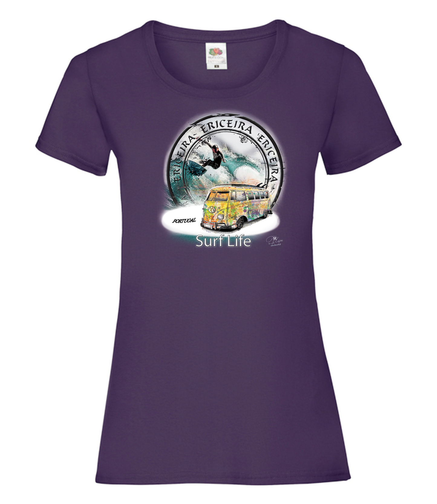 T-shirt Senhora Surf Life Ericeira