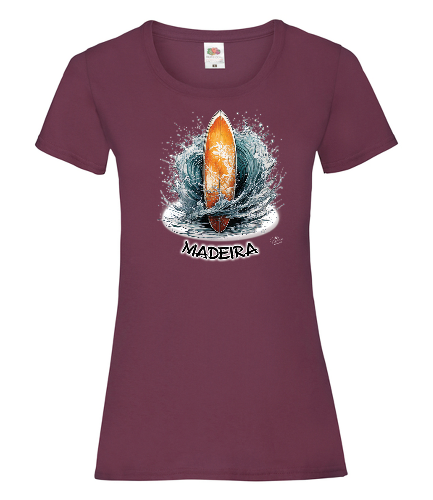 T-shirt Senhora Prancha Madeira